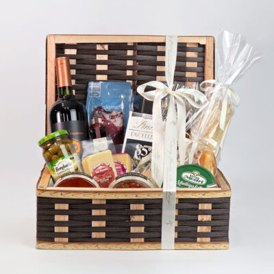Cesta Para Presente Gourmet – Delícias Italianas