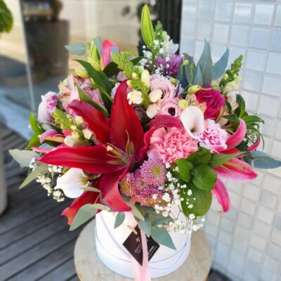 Box Com Flores Coloridas M