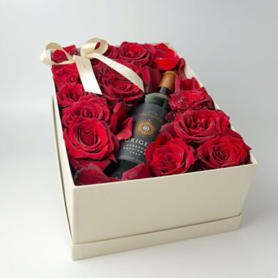 Box Rosas e Vinho