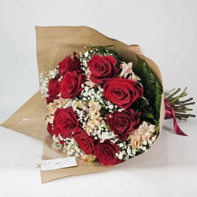 Buquê 12 Rosas Importadas