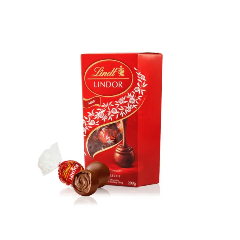 Chocolate Suíço Lindt Lindor Milk 200g