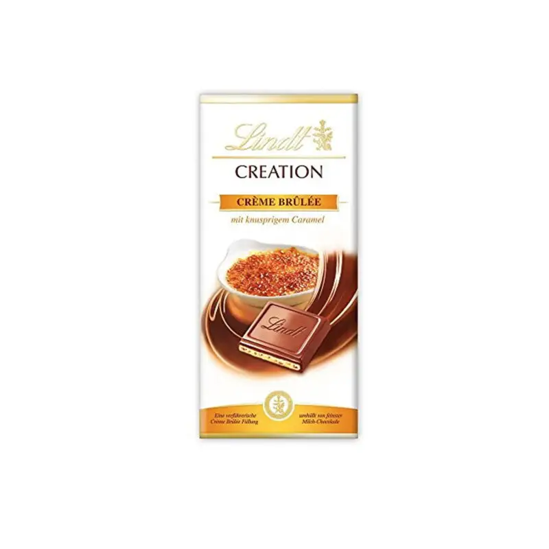 Chocolate Suíço Lindt Creation Creme Brulee 150g