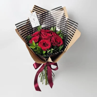 Buquê 7 Rosas Importadas - 7 Sonhos