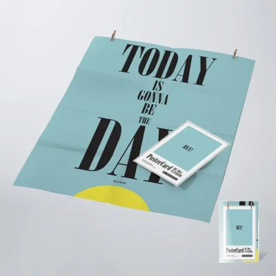 Cartão Para Presente - Postercard Today Is Gonna Be The Day