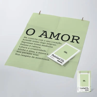 Cartão Para Presente - Postercard Ahh... O Amor