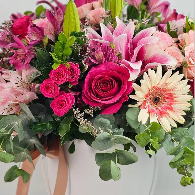 Caixa Box G Mix de Flores Rosa - Image 3