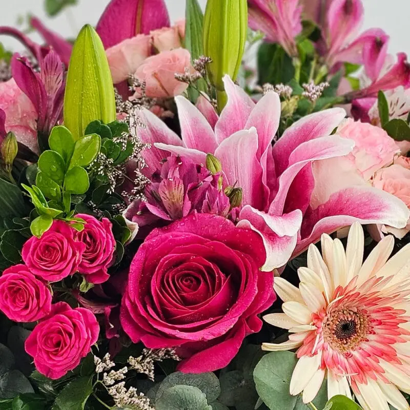 Caixa Box G Mix de Flores Rosa - Image 4