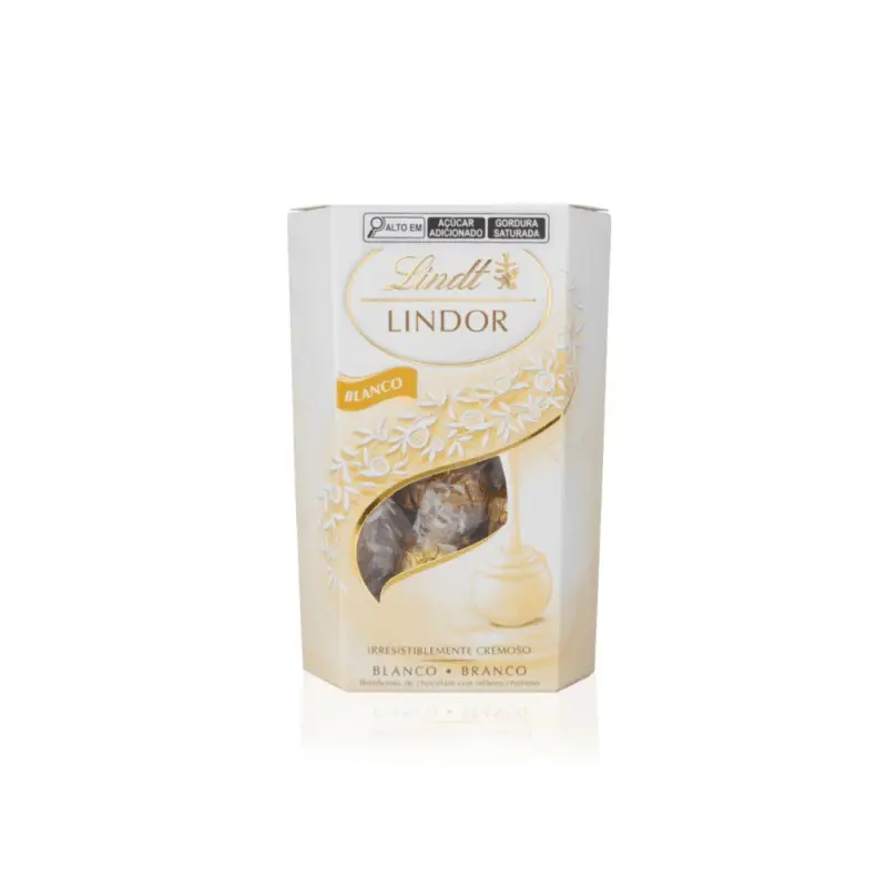 Chocolate Suíço Lindt Lindor Branco 200g - Image 3