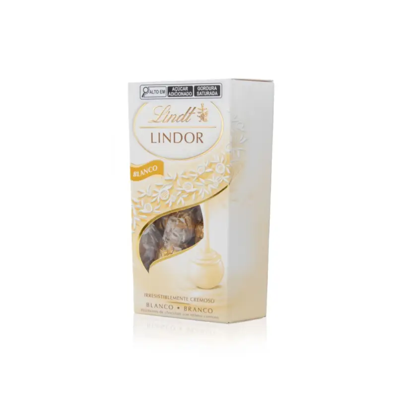 Chocolate Suíço Lindt Lindor Branco 200g - Image 4