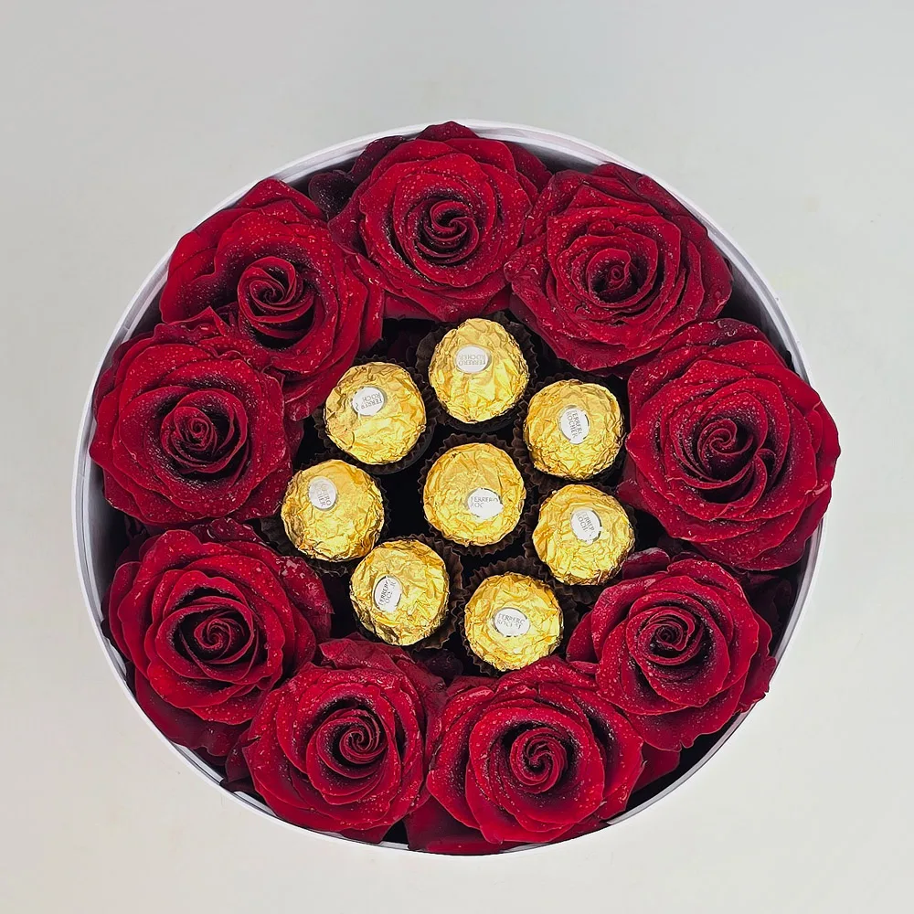 Box Com Rosas Importadas - Caixa Dos Sonhos - Imagem 3