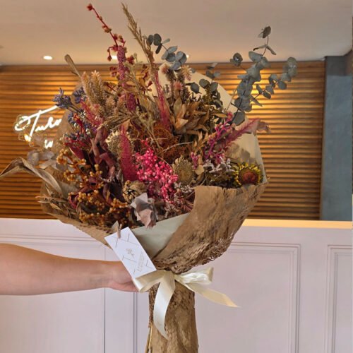 Buquê De Flores Desidratadas G