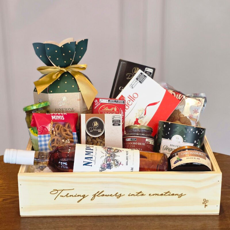 Caixa Com Petiscos e Chocolates - Natal Premium - Imagem 6