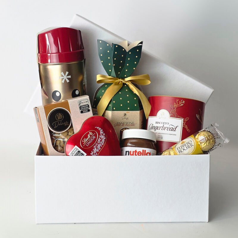 Caixa Com Chocolates - Brilho de Natal