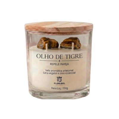 Vela no Vidro - Olhe de Tigre
