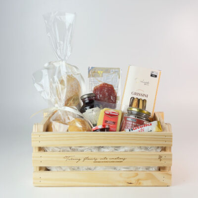 Cesta Para Presente Gourmet - Encantos de Agosto