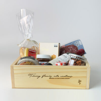 Cesta Para Presente Gourmet - Frios & Sabor